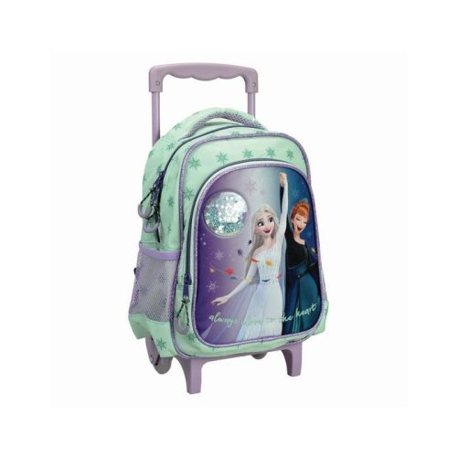 Disney Regatul de gheață Idyllic rucsac de grădiniță pe roți, geantă 30 cm