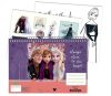 Disney Regatul de gheață Heart Caiet de schițe A/4 spirală cu 40 de pagini și autocolante