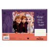 Disney Regatul de gheață Heart Caiet de schițe A/4 spirală cu 40 de pagini și autocolante