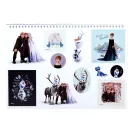 Disney Regatul de gheață Heart Caiet de schițe A/4 spirală cu 40 de pagini și autocolante