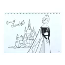 Disney Regatul de gheață Heart Caiet de schițe A/4 spirală cu 40 de pagini și autocolante