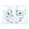 Disney Lilo și Stitch Blast Caiet de schițe A/4 cu spiră și autocolante, 40 pagini