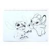 Disney Lilo și Stitch Blast Caiet de schițe A/4 cu spiră și autocolante, 40 pagini