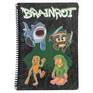Brainrot Green Caiet spirală cu liniatură B/5, 70 file