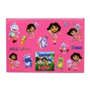 Dora Exploratoarea Jungle Carnet de schițe A/4 Spirală cu 40 pagini cu Autocolant