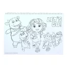 Dora Exploratoarea Jungle Carnet de schițe A/4 Spirală cu 40 pagini cu Autocolant