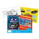 Hot Wheels Challenge Caiet de schițe spirală A/4 cu 40 de coli și autocolante