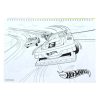 Hot Wheels Challenge Caiet de schițe spirală A/4 cu 40 de coli și autocolante