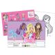 Barbie Paints Caiet schițe A/4 cu spirală, 40 pagini și autocolante