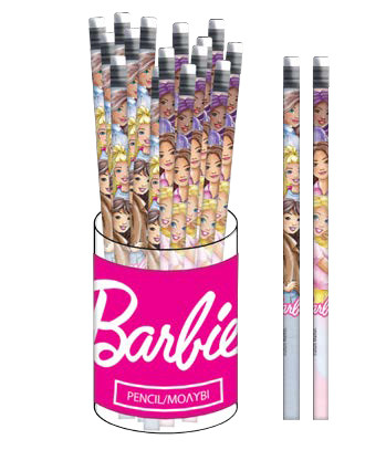 Barbie Paints Creion HB cu gumă de șters