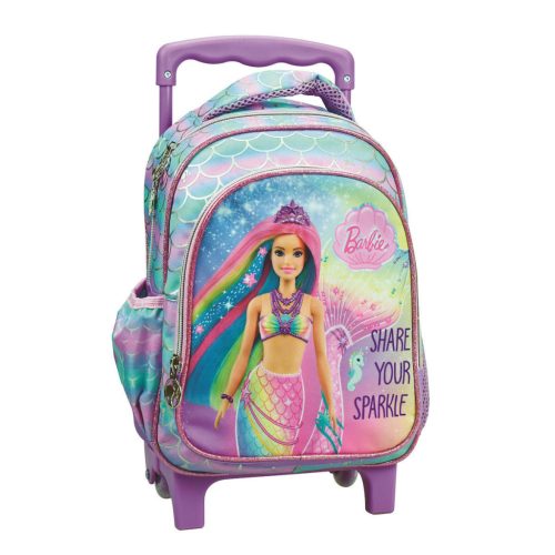 Barbie Sparkle rucsac de grădiniță cu roți, geantă 30 cm