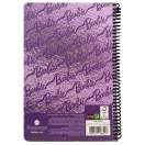 Barbie Purple Caiet spirală cu linii B/5, 70 foi