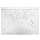 Barbie Ballerina Carnet de schițe spirală A/4 cu 40 de foi și autocolante