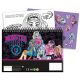 Monster High Crew Caiet de schițe spiralat A/4 cu 40 de pagini și autocolante