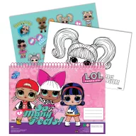   LOL Surprise Many Feels Caiet de schițe spirală A/4 cu 40 de foi și abțibilduri