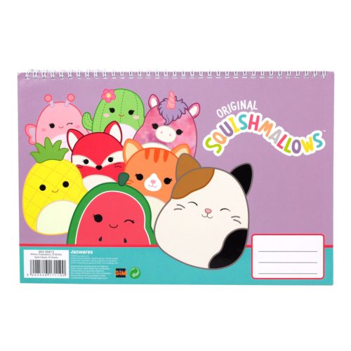 Squishmallows Feelin' Caiet de schițe spiralat A/4, 30 de foi