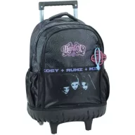   Fetele Kpop la vânătoare de demoni Black rucsac școlar premium cu roți, geantă 46 cm