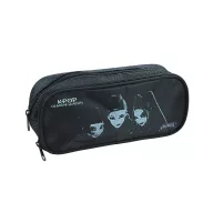   Fetele Kpop la vânătoare de demoni Black Penar cu 2 compartimente 26 cm