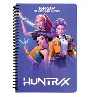   Fetele Kpop la vânătoare de demoni Warriors Caiet spirală cu linii B/5, 105 file