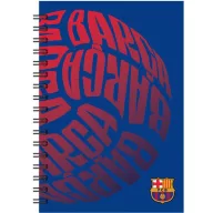 FC Barcelona Ball Caiet spirală cu linii B/5, 70 file