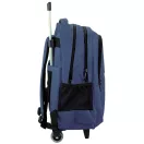 Real Madrid Blue rucsac școlar pe roți, geantă de 46 cm