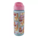 Capibara Chill sticlă de plastic mată cu pai 600 ml