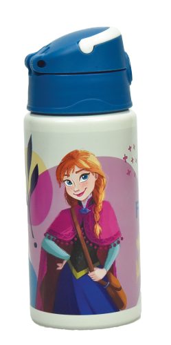 Disney Regatul de gheață Together aluminium sticlă de apă cu agățătoare 500 ml