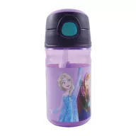   Disney Regatul de gheață Modern Magic sticlă din plastic cu pai și cârlig 350 ml