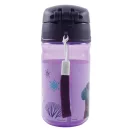 Disney Regatul de gheață Modern Magic sticlă din plastic cu pai și cârlig 350 ml