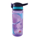 Disney Regatul de gheață Modern Magic sticlă de plastic cu pai mat 600 ml