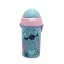Disney Lilo și Stitch Alien 626 biberon din plastic cu pai și cârlig 500 ml