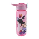 Disney Minnie Kindness sticlă mată din plastic cu pai 600 ml