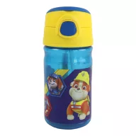   Patrula Cățelușilor Rubble sticlă din plastic cu pai și cârlig 350 ml