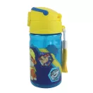 Patrula Cățelușilor Rubble sticlă din plastic cu pai și cârlig 350 ml