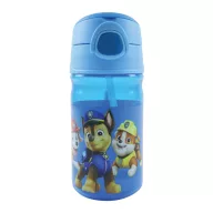   Patrula Cățelușilor Best Team sticlă plastic cu paie și agățătoare 350 ml