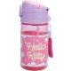 Hello Kitty Unicorn sticlă de plastic cu cârlig 350 ml