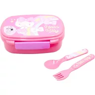 Hello Kitty Unicorn cutie de sandvișuri + set de tacâmuri