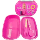 Barbie Love cutie de sandviș + set de tacâmuri