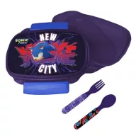   Sonic Ariciul Get Me Cutie pentru Sandwich + Set de Tacâmuri