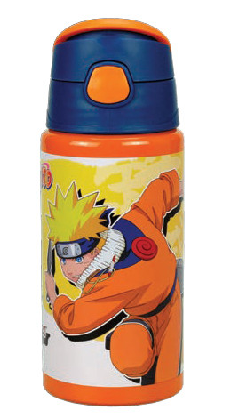 Naruto Fire sticlă de aluminiu cu clemă 500 ml