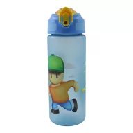 Stumble Guys Hat bottle de plastic mat cu pai 600 ml