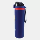 FC Barcelona Barca sticlă mată din plastic cu pai 700 ml