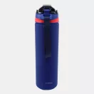 FC Barcelona Barca sticlă mată din plastic cu pai 700 ml