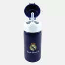Real Madrid Blue Sticlă de aluminiu cu pai 500 ml