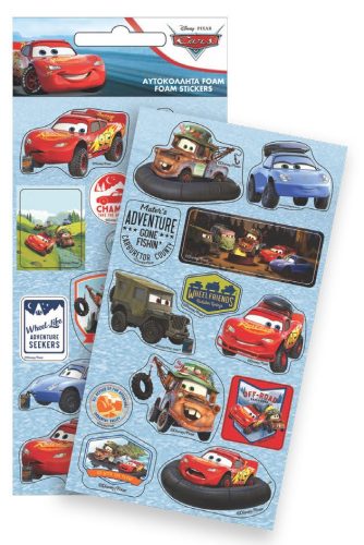 Disney Mașini sticker din spumă pufos set