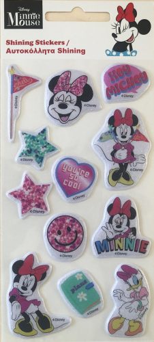 Disney Minnie glitter sticker din spumă pufos set