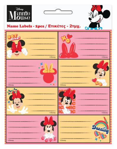 Disney Minnie Wink etichete școlare 16 bucăți 16 buc.