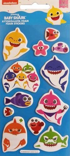 Baby Shark sticker din spumă pufos set