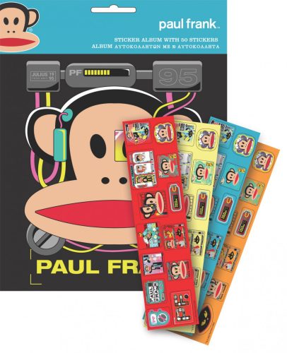 Paul Frank album autocolant cu 50 de autocolante