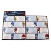 Sonic Ariciul Hype Man set de etichete pentru caiet, 16 buc